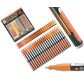 TOOLI Marqueur Acrylique Set Orange 22 couleurs EF 07mm