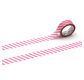 MT 1P Motif rayures rose - 1,5cmx7m