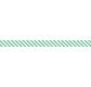 MT 1P Motif rayures vert émeraude - 1,5cmx7m
