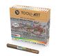 TOOLI Marqueur Acrylique Teintes Naturelles 36clrs pointe pinceau AFC