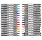 TOOLI Marqueur Acrylique Set Essentiel 36 couleurs pointe pinceau AFC