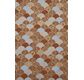PAPERTREE 50*70 MITSUKO Terracota-Blanc-Or