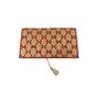 PAPERTREE ART DECO Enveloppe Cadeau 19X10 cm Terracotta- Ivoire