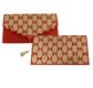 PAPERTREE ART DECO Enveloppe Cadeau 19X10 cm Terracotta- Ivoire