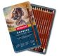 DERWENT - DRAWING - boîte métal 12 crayons de couleur
