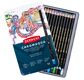 DERWENT - CHROMAQUA - boîte métal 12 crayons assortis