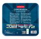 DERWENT - CHROMAQUA - boîte métal 72 crayons assortis
