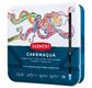 DERWENT - CHROMAQUA - boîte métal 72 crayons assortis