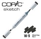 COPIC SKETCH 358 couleurs - COPIC SKETCH W9 Warm Gray No.9